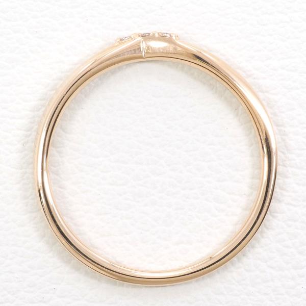 4℃ K10PG Pink Gold Diamond Ring for Women - Elegant 10K Rose Gold Engagement & Wedding Band - Perfect for Anniversaries, Proposals & Special Occasions