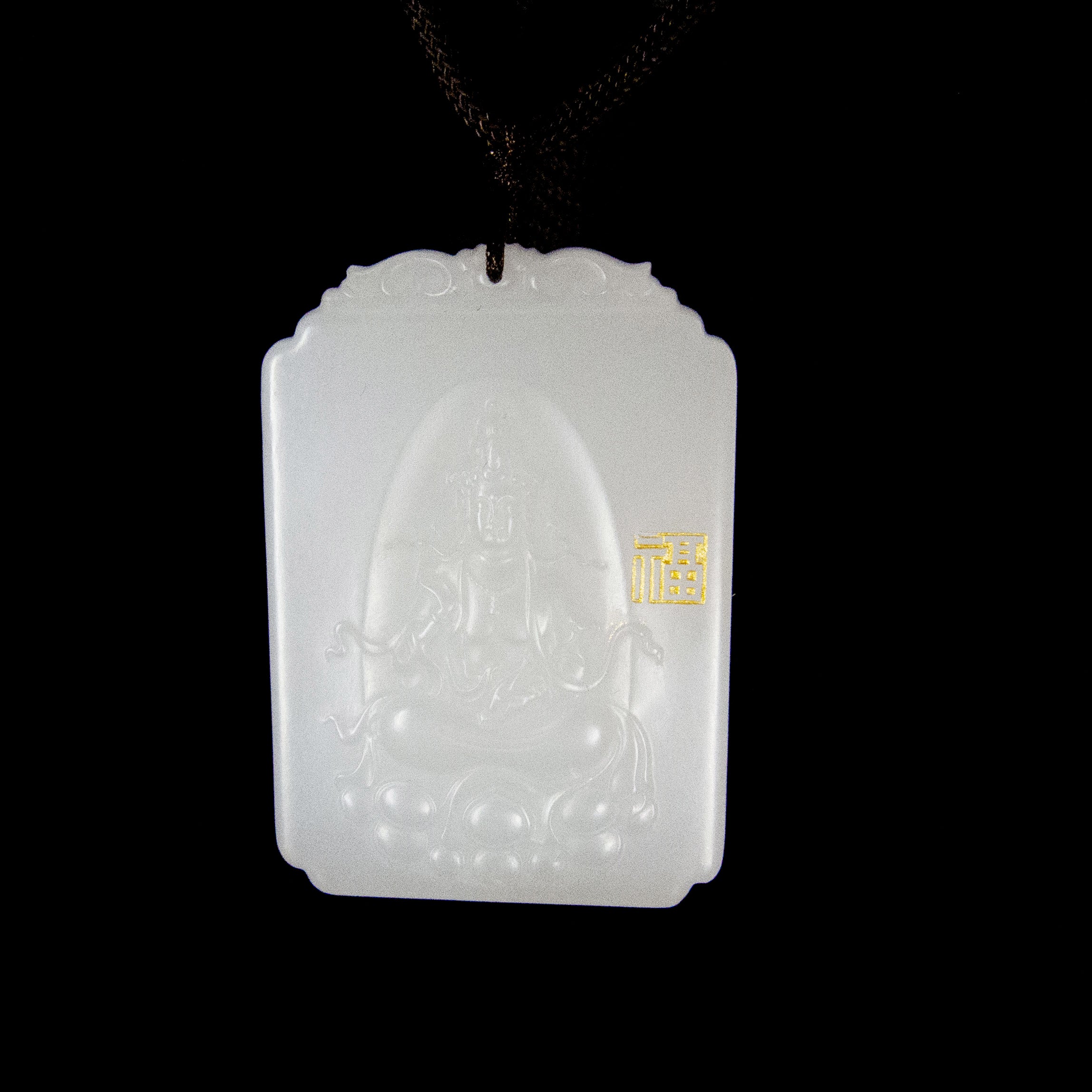 24K Gold Nephrite Jade Pendant Necklace for Women - Elegant & Luxurious Green Gemstone Jewelry Gift for Her - Perfect for Weddings, Parties & Special Occasions