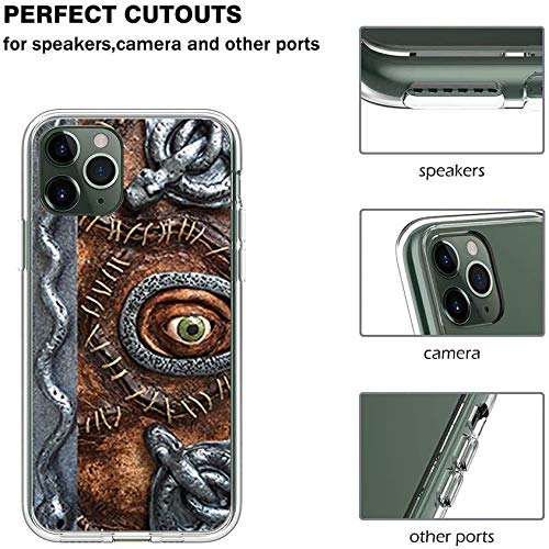 iPhone 6 Plus/6s Plus Clear TPU Soft Flexible Phone Case - Hocus Horror Spell Book Halloween Design | Perfect for Halloween Parties, Cosplay & Witch-Themed Events