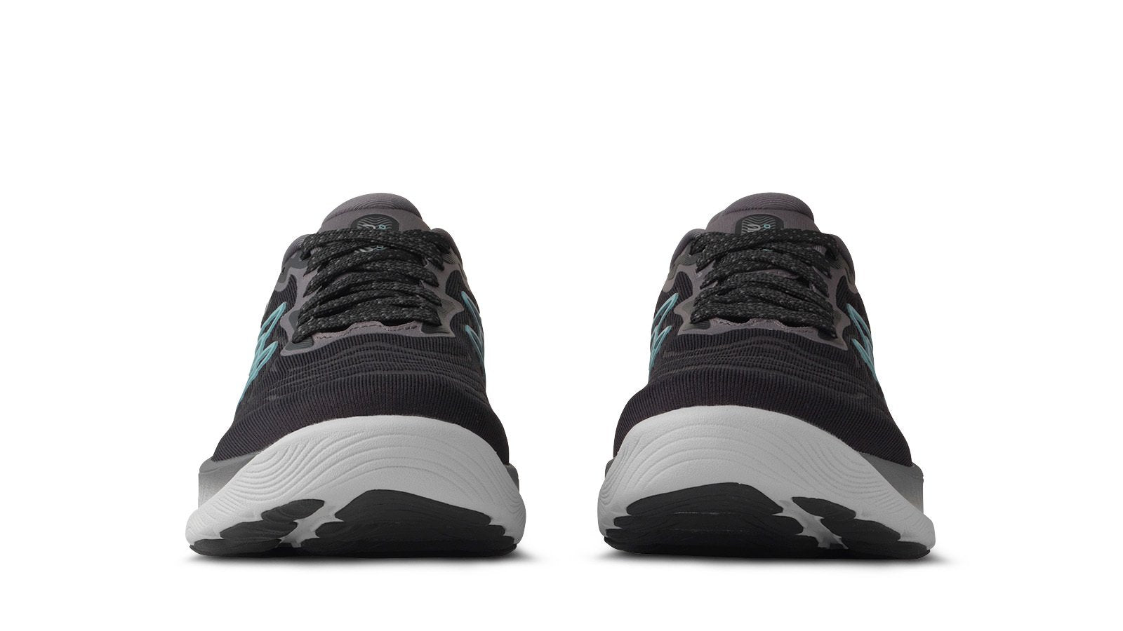 IKONI 3.0 Women's Running Shoes - Black & Stone Blue | Lightweight Cushioned Sneakers for Jogging, Gym Workouts & Everyday Comfort