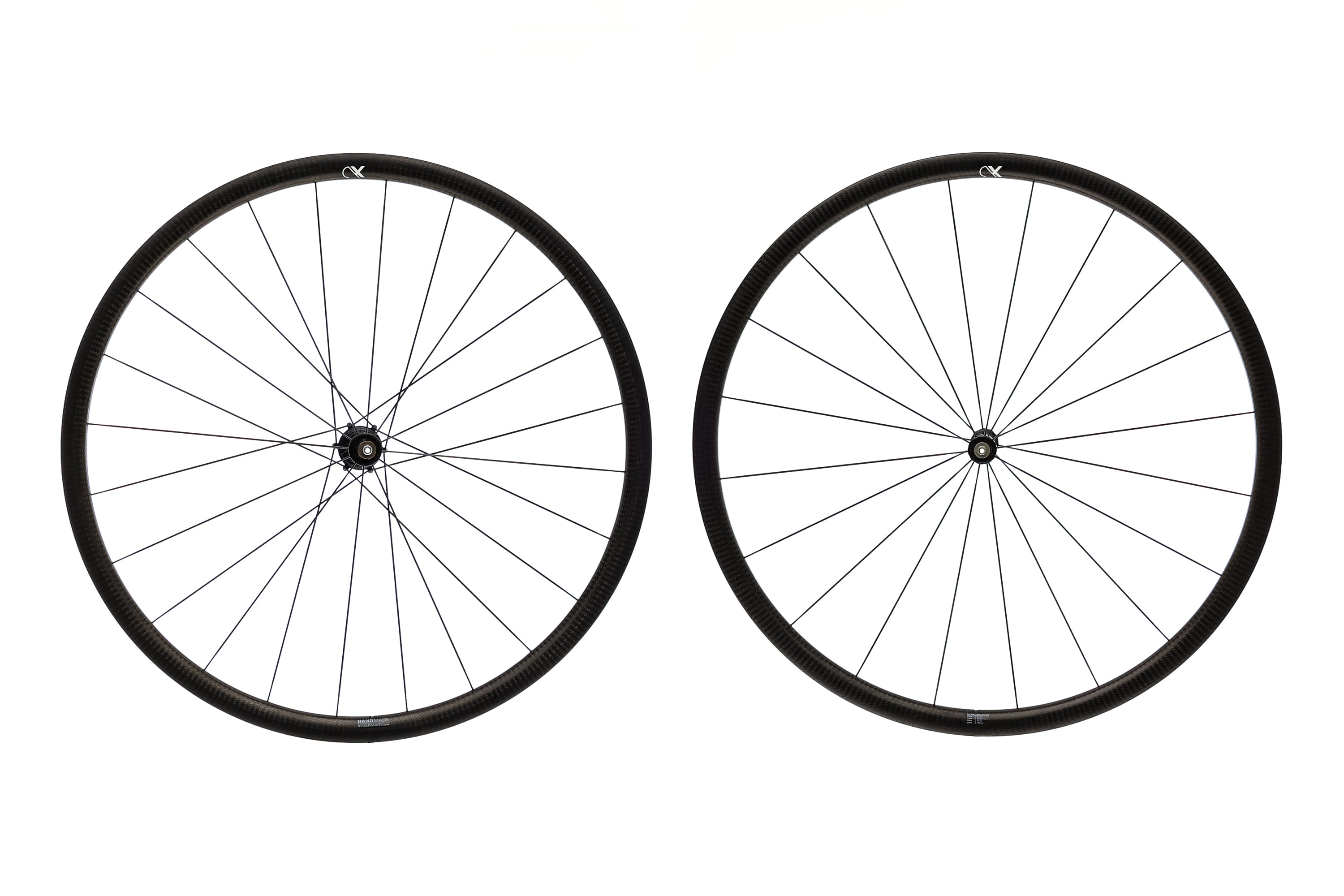 AX Lightness Ultra 28C TLR Carbon Clincher 700c Wheelset - Lightweight Carbon Road Bike Wheels for Racing & Performance Cycling | Perfect for Road Racers & Triathletes