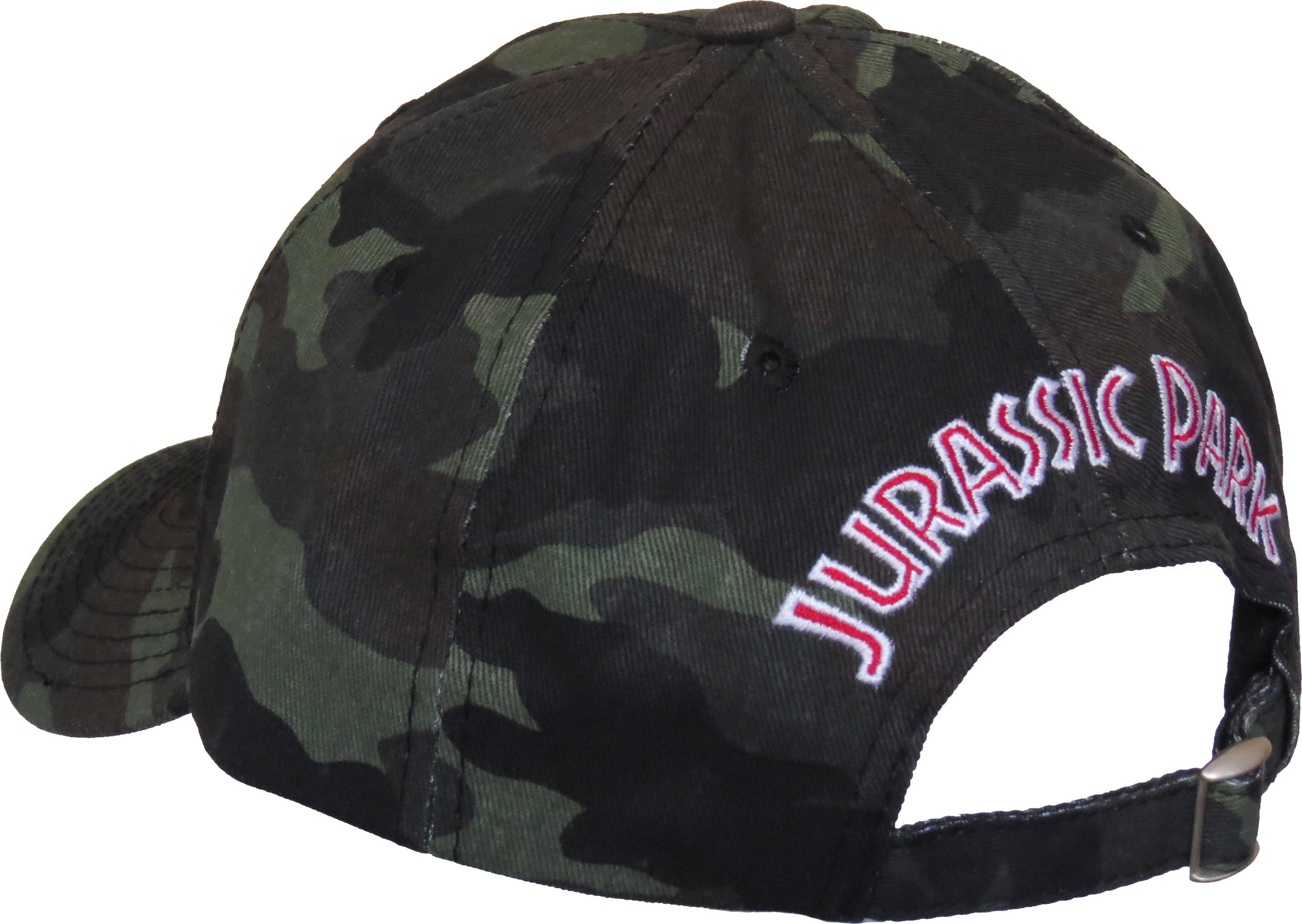 Jurassic Park Adjustable Camo Hat - Officially Licensed Dinosaur Baseball Cap for Men & Women - Perfect for Outdoor Adventures, Movie Fans & Collectors