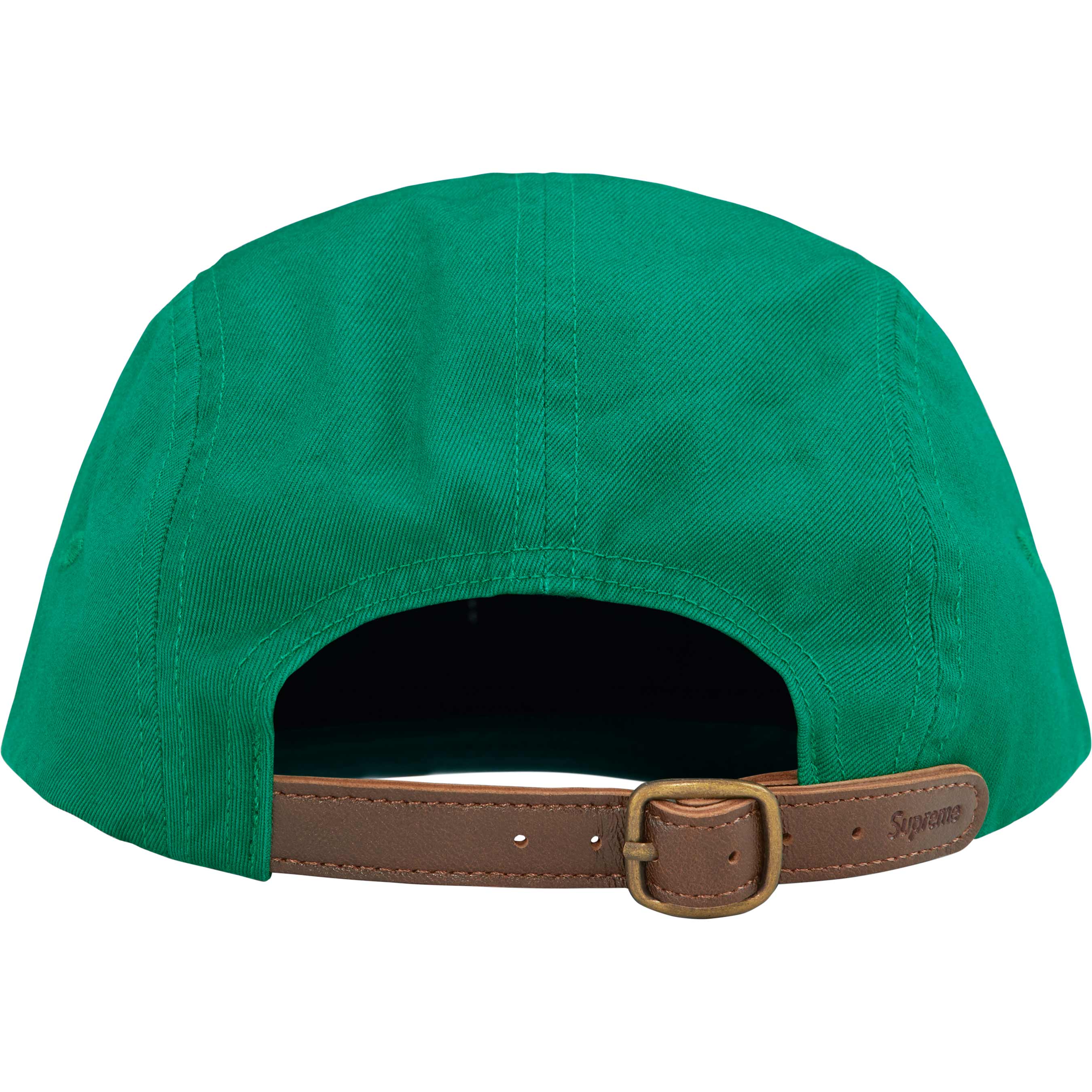 Supreme FW24 Washed Chino Twill Camp Cap - Green Cotton Adjustable Dad Hat for Men - Perfect for Streetwear, Casual Outfits & Outdoor Adventures