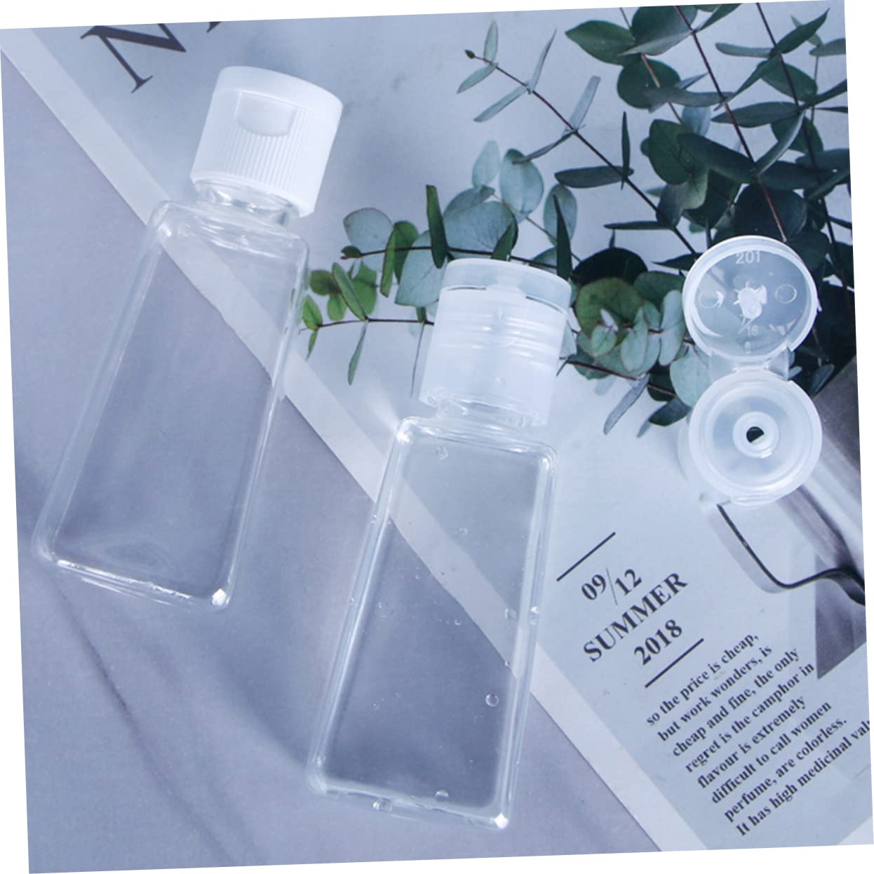 40pcs Travel-Sized Leak Proof Empty Bottles - Transparent Liquid Sample Containers for Cosmetics, Essential Oils & Toiletries | Perfect for Pet Grooming, DIY Projects & Travel Accessories