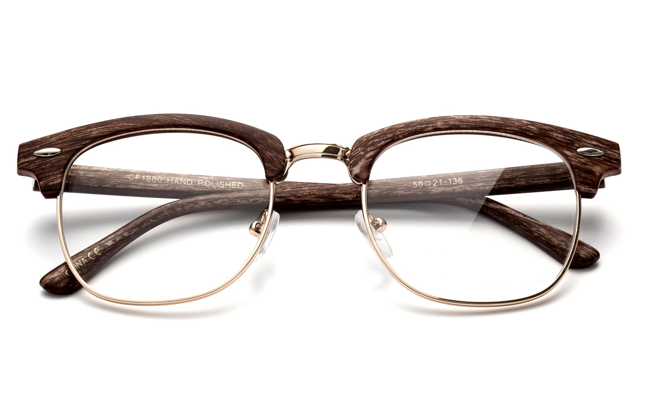 Vintage Horn Rimmed Reading Glasses for Men - Stylish & Durable for Office & Reading