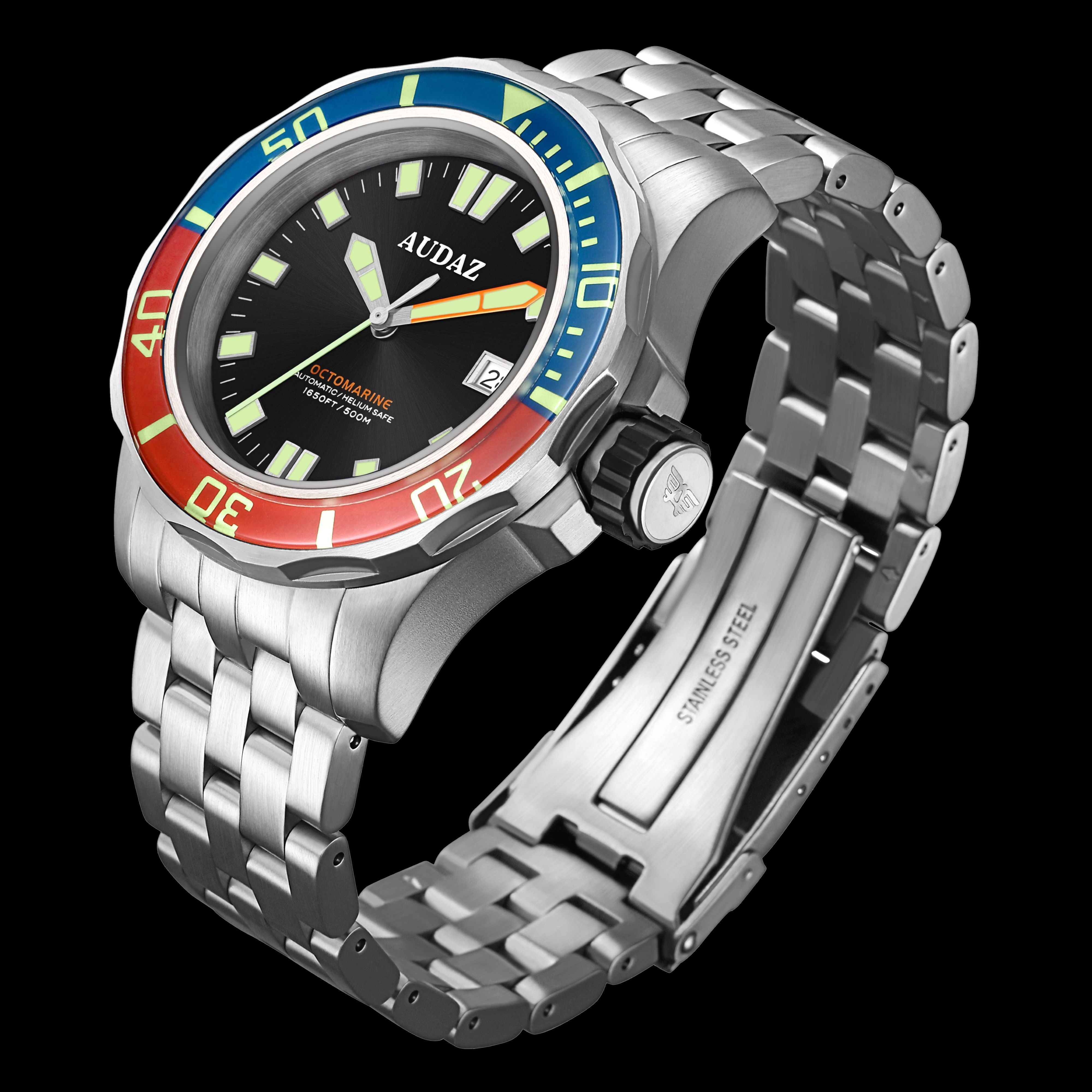 Audaz Octomarine ADZ 2070 14 - Premium Waterproof Smartwatch with Heart Rate Monitor, GPS & Fitness Tracker - Ideal for Swimming, Running & Outdoor Activities