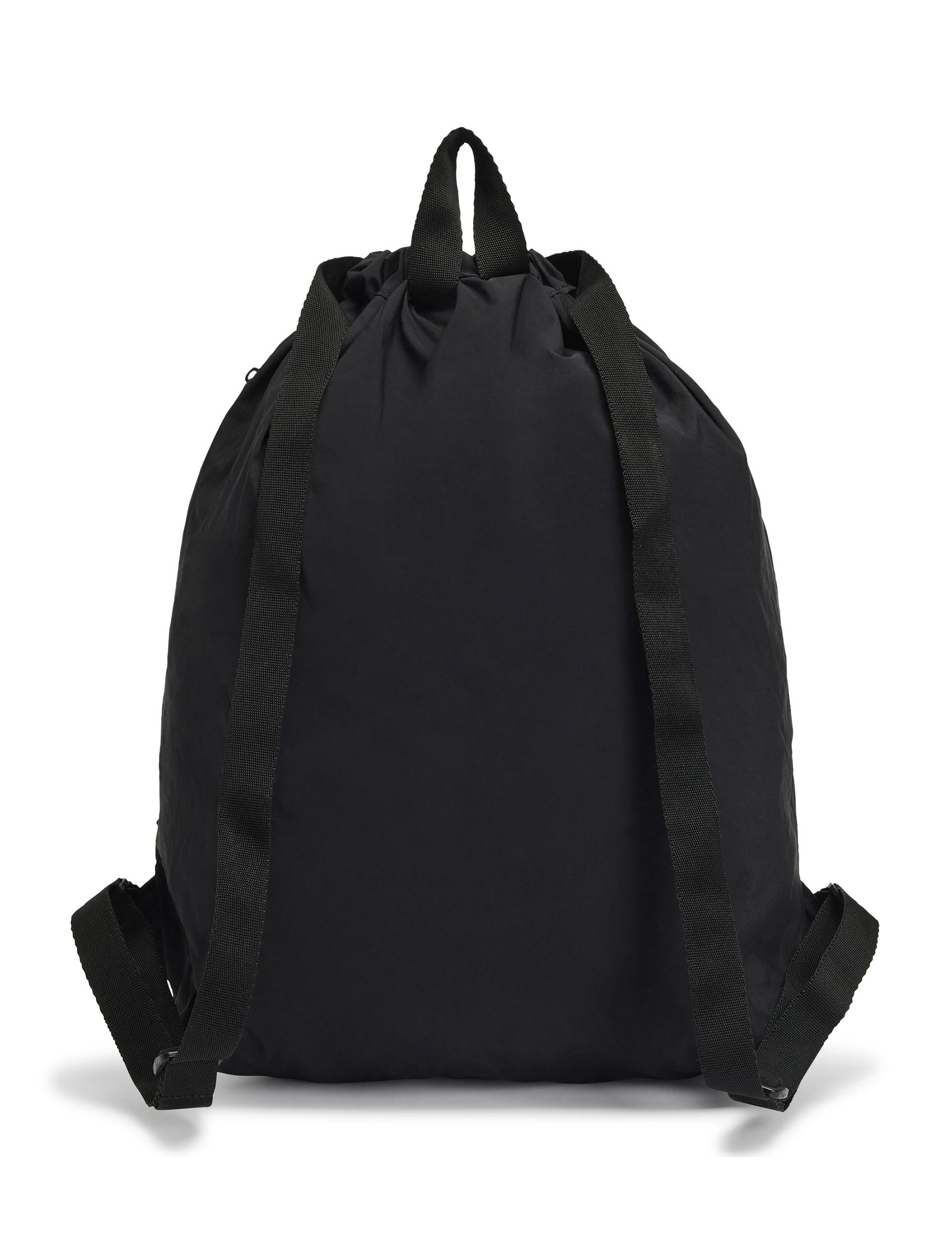 Adidas by Stella McCartney Gym Sack Backpack - Black & White Waterproof Sports Bag for Gym, Yoga, Travel & Workout Essentials