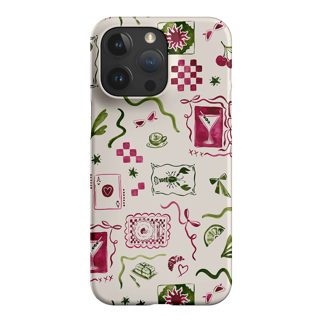 Stylish Martini Glass Design Phone Case - Trendy & Protective Cover for iPhone & Samsung - Perfect for Parties, Nightlife & Social Events