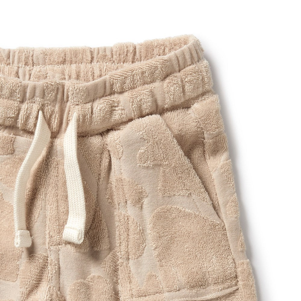Pattern Play Organic Terry Shorts for Babies & Toddlers - Soft Cotton Shorts for Playtime, Daycare & Summer Outfits