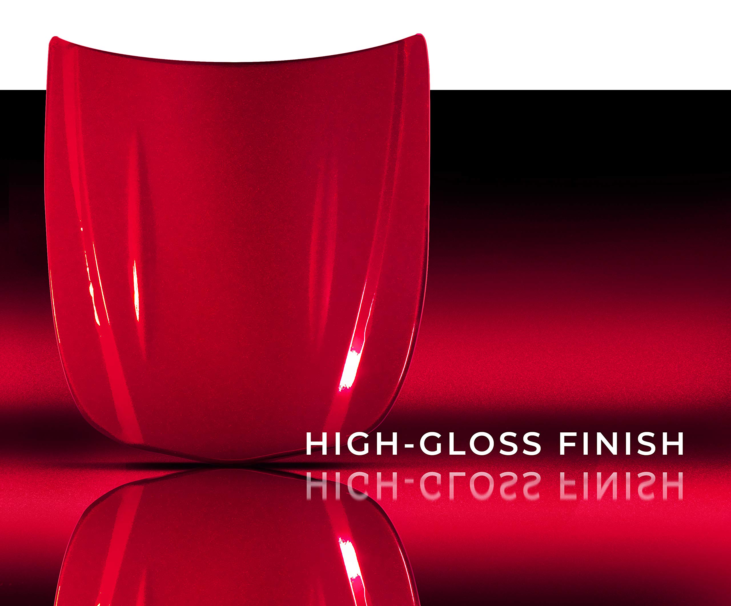 VViViD Ultra Gloss Metallic Candy Red Vinyl Car Wrap - Premium Self-Adhesive Paint Replacement Film Roll (15ft x 5ft) with Nano Air Release Technology - Perfect for Car Customization, Motorcycle Wrapping & DIY Vehicle Decoration