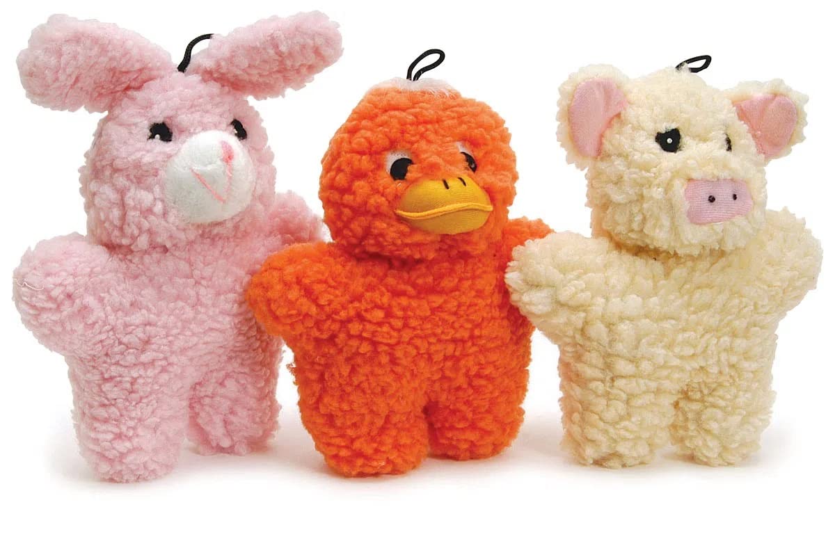 Jeffers Animal Fuzzies Dog Toy - Plush Pig Chew Toy for Small & Medium Dogs | Interactive Play, Training Reward, Cuddle Companion