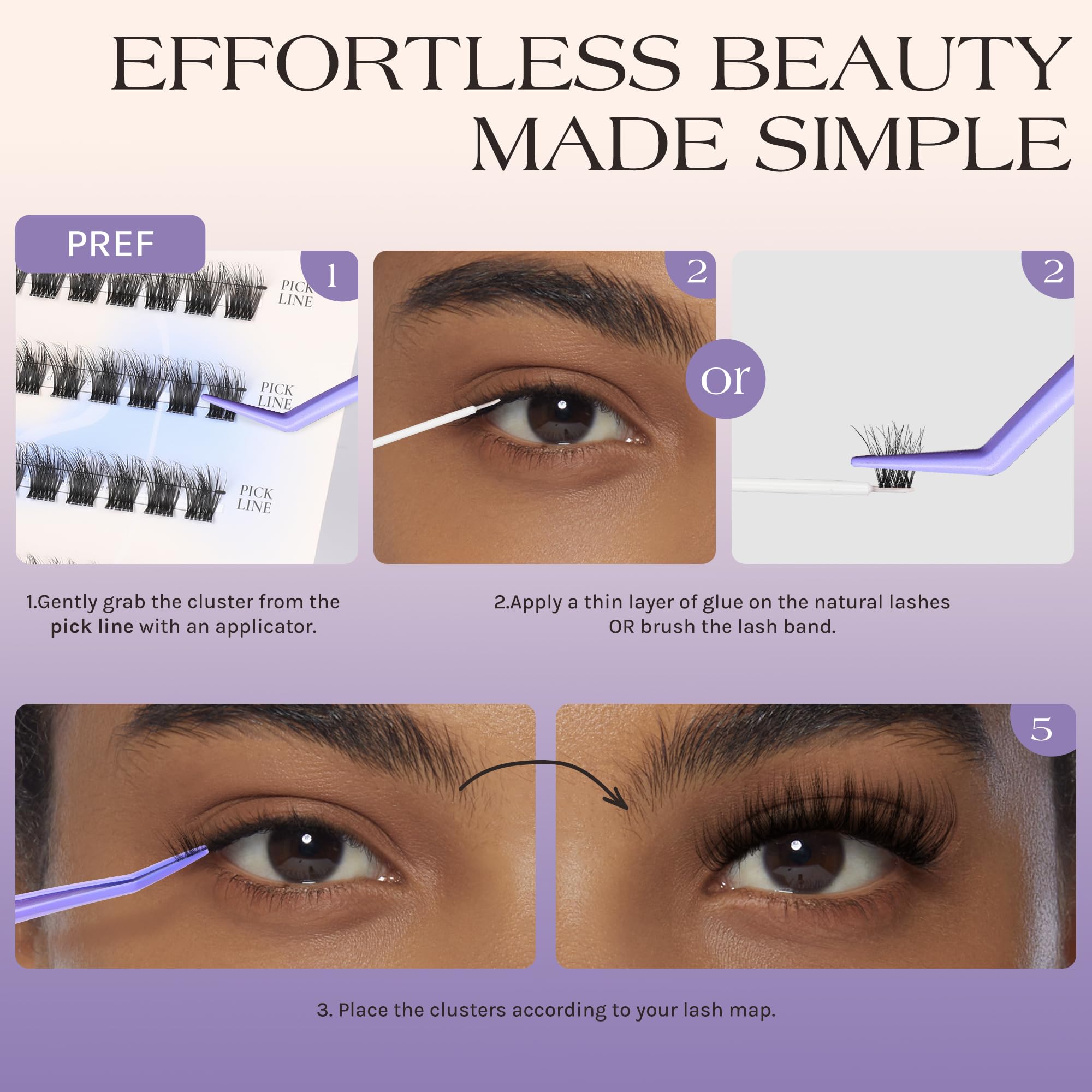 Professional Eyelash Extension Tweezers - Curved Lash Applicator Tool for Easy Extension Application & Removal | Perfect for Salon, Home Use & DIY Lash Artists