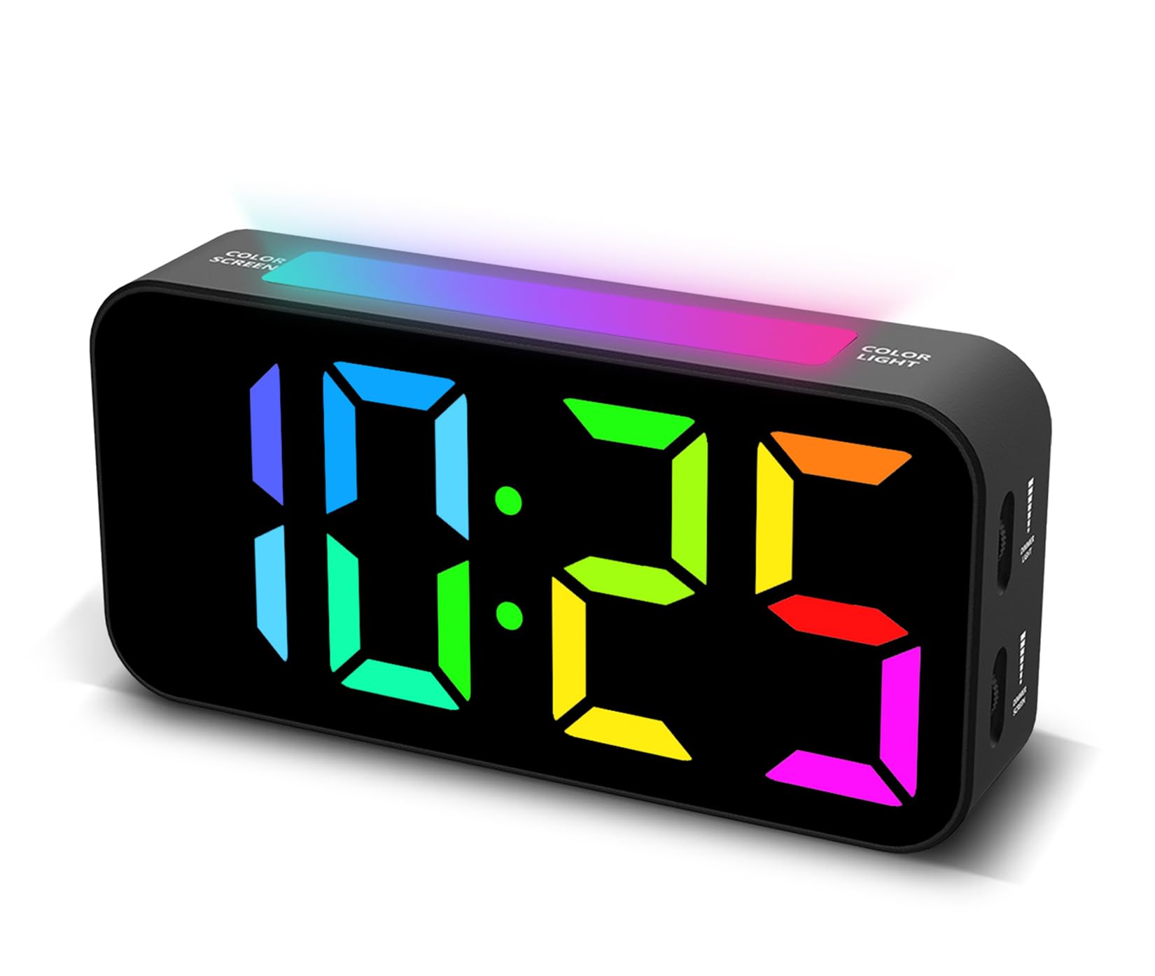 Best Loud Alarm Clock for Heavy Sleepers - Digital Bedside Clock with Large Display, Dual Alarm, Snooze & Dimmable Night Light - Perfect for Kids, Teens, Boys & Girls - Ideal for Bedrooms, Dorms & Home Offices