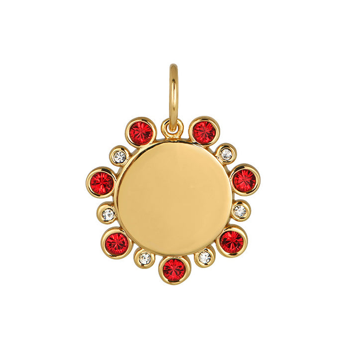 Goldbug Collection July Birthstone Pendant - Genuine Ruby Necklace for Women, Sterling Silver Jewelry Gift | Perfect for Birthdays, Anniversaries & Special Occasions