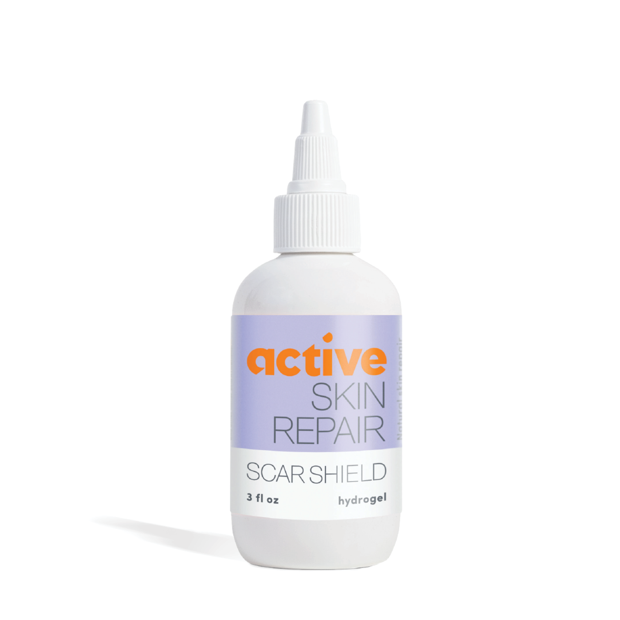 Active Skin Repair Scar Treatment Gel - First Aid Hydrogel for Cuts, Scrapes & Burns | Natural Non-Toxic Scar Prevention | 3 oz | Ideal for Post-Surgery, Acne Scars & Wound Care