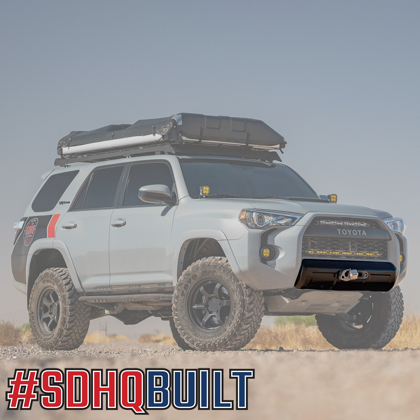 10-24 Toyota 4Runner SDHQ Built Winch Mount - Heavy Duty Off-Road Winch Bumper for 4x4 Adventure & Rock Crawling