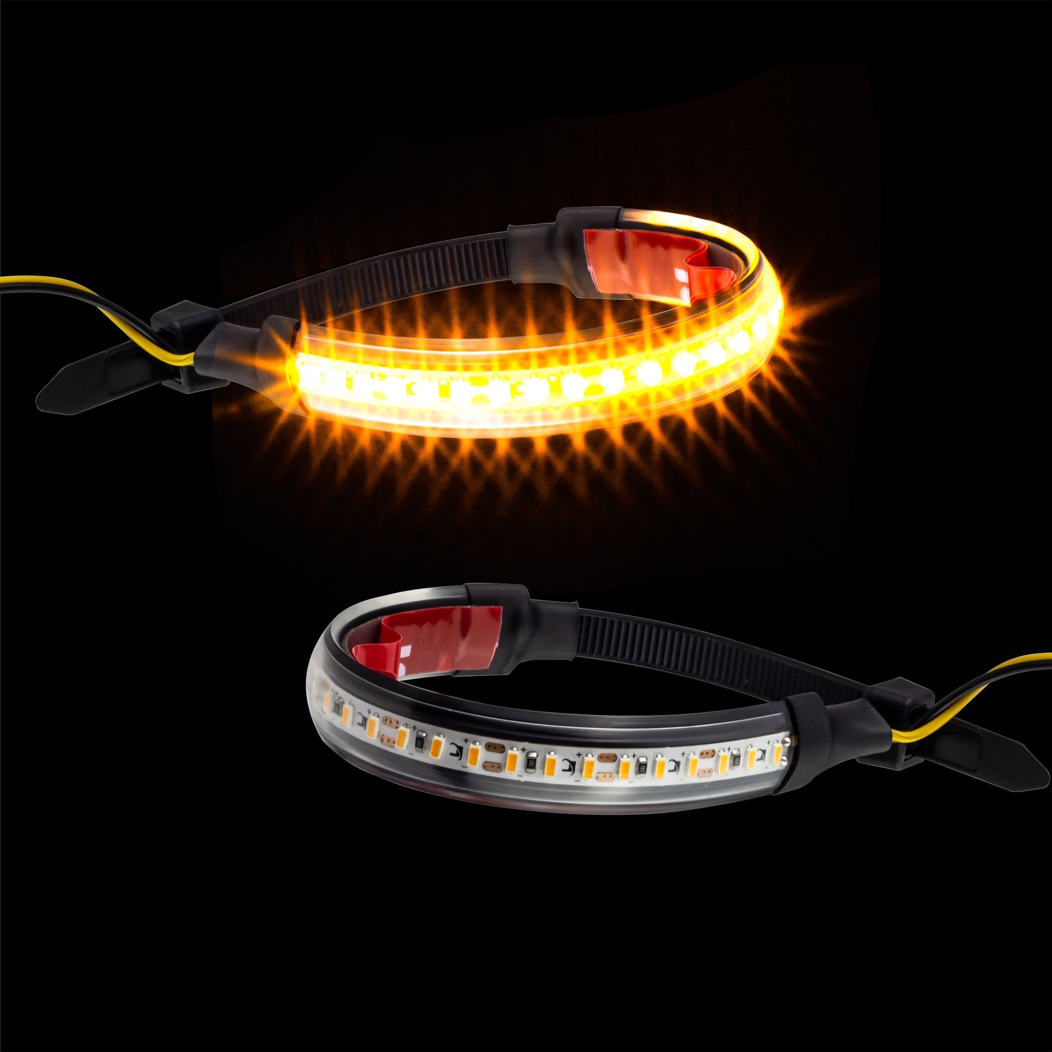 Eagle Lights Fork Turn Signals for Indian Scout, Bobber, Sixty & Twenty - Universal Motorcycle LED Indicator Lights for Enhanced Visibility & Safety - Perfect for Night Riding & Urban Commuting