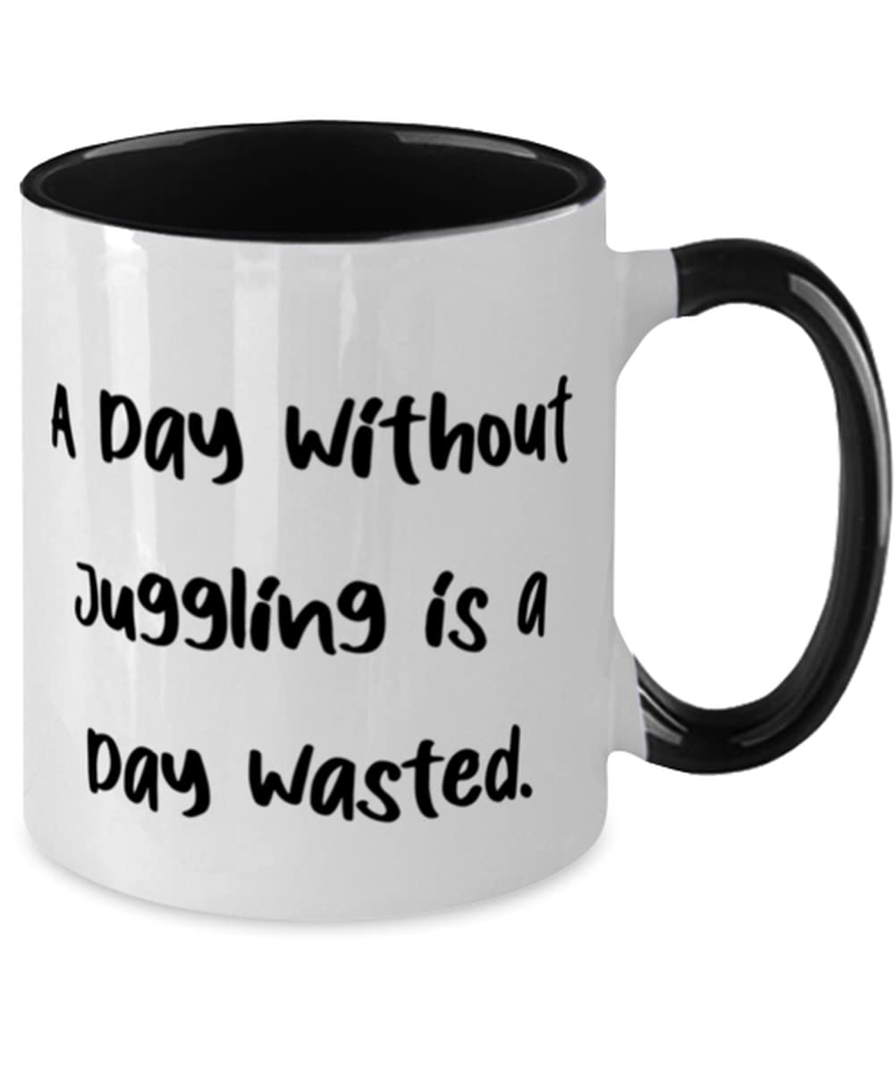 Premium Two-Tone 11oz Juggling Mug - Funny & Unique Gift for Men & Women | Perfect for Holidays, Birthdays & Coffee Lovers | Great for Office, Home & Gag Gifts