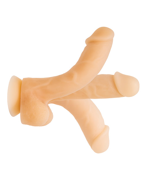 Flexible 8-Inch David Silicone Dildo - Realistic Bendable Adult Toy for Couples & Solo Play - Vanilla Scented Pleasure for Enhanced Intimacy & Sensual Exploration