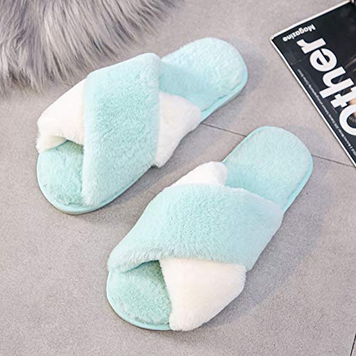 Cozy Women's Fuzzy Slippers - Indoor/Outdoor Plush House Shoes for Relaxing at Home