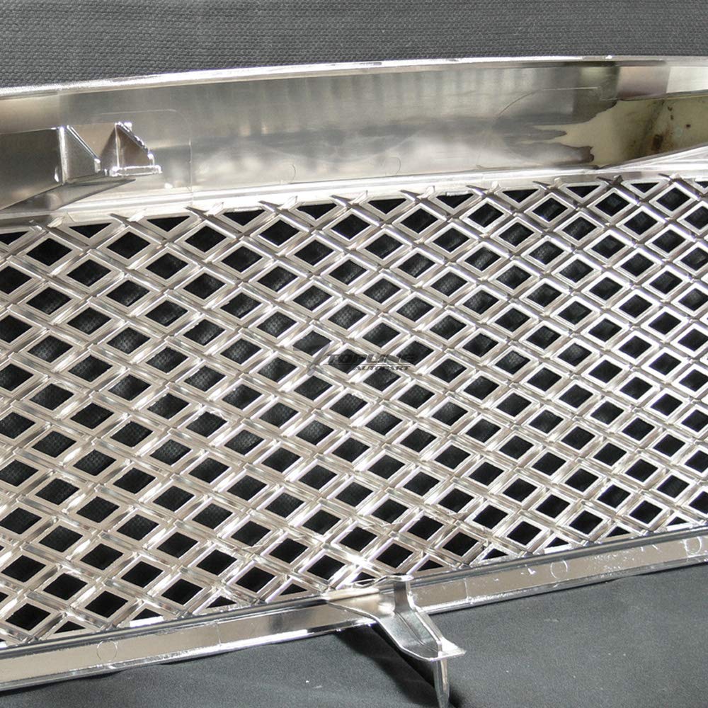 ABS Chrome Dragon Mesh Grill Guard for 05-11 Toyota Tacoma - Off-Road Protection