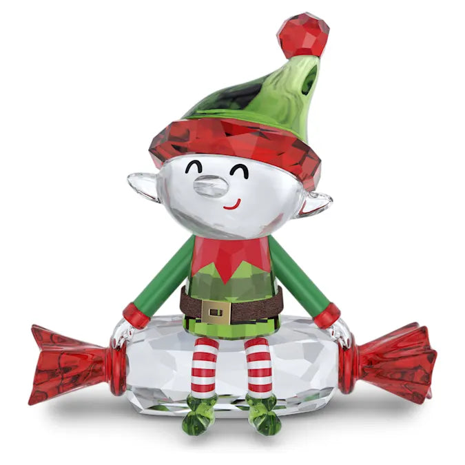 Holiday Cheers Dulcis Elf Christmas Decorations - Festive Tabletop Elf Figurine for Home, Office & Holiday Party Decor
