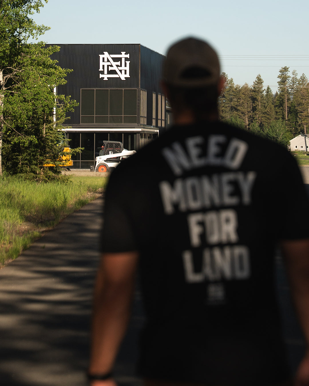 NEED MONEY FOR LAND T-Shirt - Premium Black Cotton Tee for Men & Women | Streetwear Fashion, Casual Wear, Urban Lifestyle