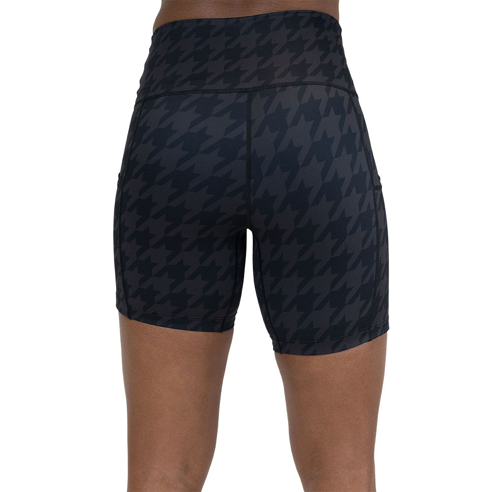 Houndstooth Shorts for Women - Trendy High Waisted Summer Shorts | Comfortable & Stylish for Casual Outings, Beach, and Travel
