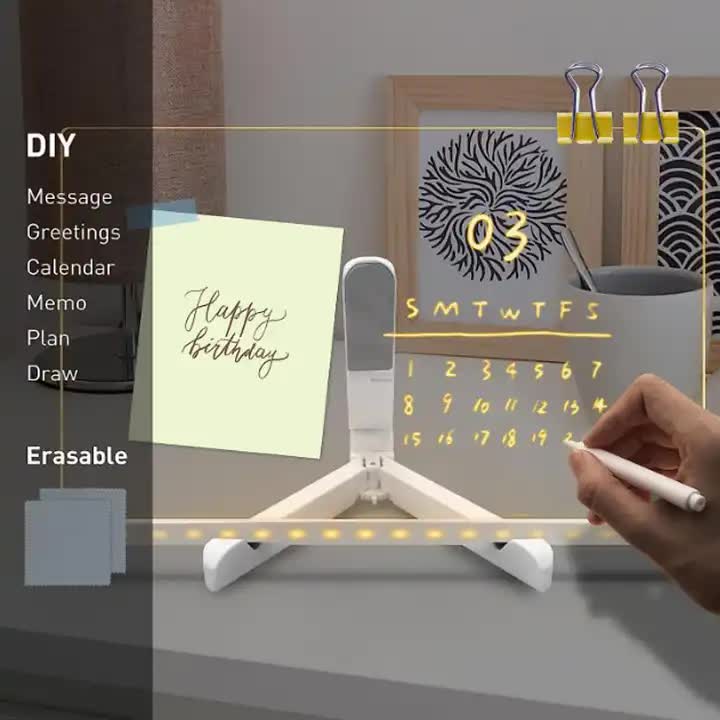 15x15cm LED Light Up Drawing Board Set - Reusable DIY Chalkboard Kit for Halloween & Creative Crafts | Fun Art Activity for Kids & Adults | Perfect for Party Decor, Classroom Projects & Home Art Studio