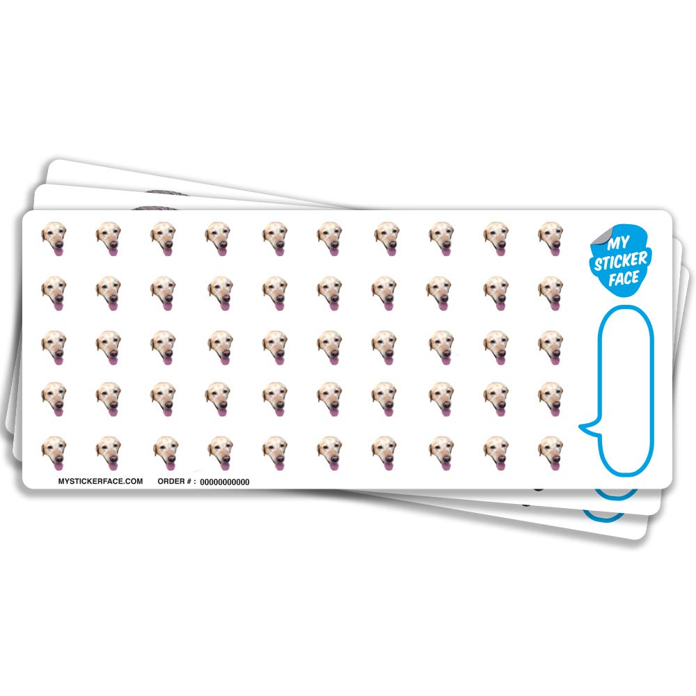 Custom Face Stickers - Personalized Pet Stickers (3 Sheets) for Gifts & Scrapbooking