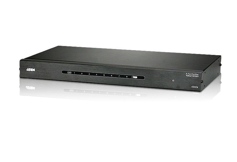 Aten VS0108HA 8-Port HDMI Splitter - 4K Ultra HD & 1080p Full HD - for Home Theater, Gaming, and Multi-Screen Presentations