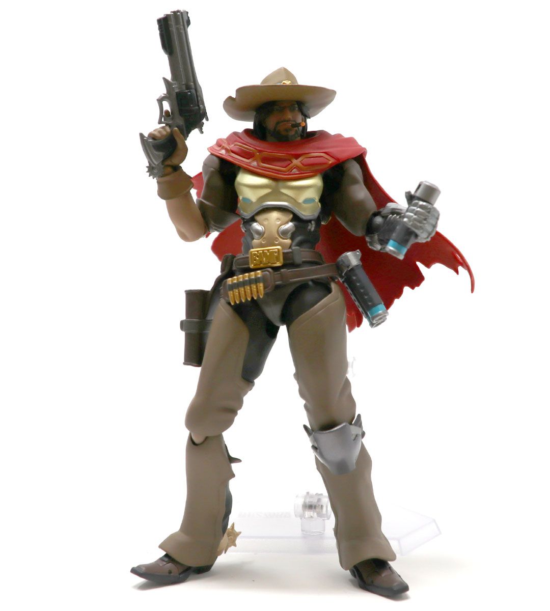 Figma McCree Action Figure - Overwatch Collectible Model for Fans & Gamers - Perfect for Display, Cosplay, and Gaming Enthusiasts