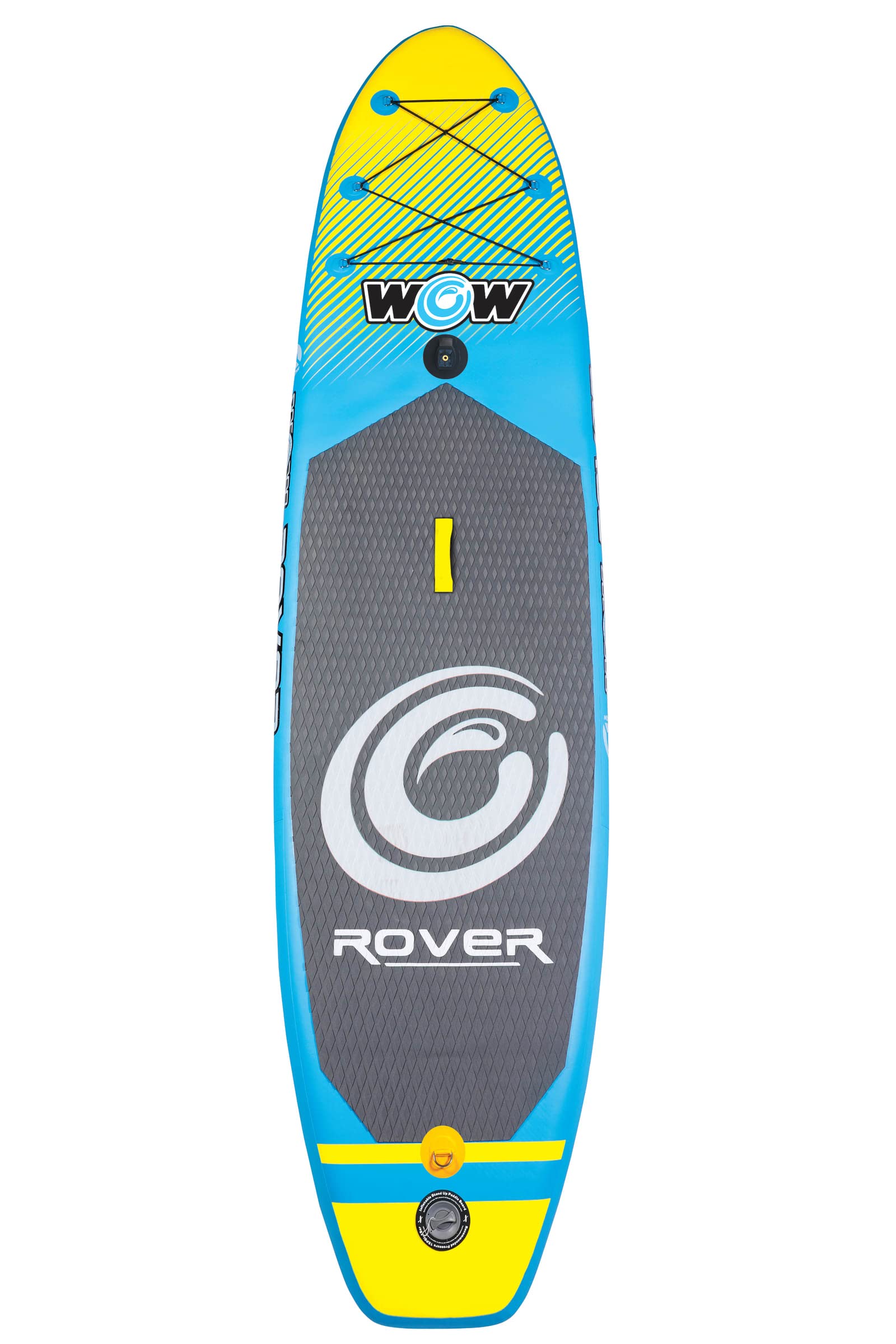 WOW Sports iSUP Inflatable Stand Up Paddle Board with Cup Holder - Premium Boating & Water Sports Accessory for Lakes, Rivers & Ocean Paddling
