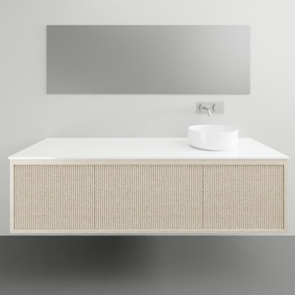 ADP Clifton Vanity - Modern Bathroom Vanity Set with Sink & Mirror, White Gloss Finish - Perfect for Small Bathrooms, Powder Rooms & Guest Baths