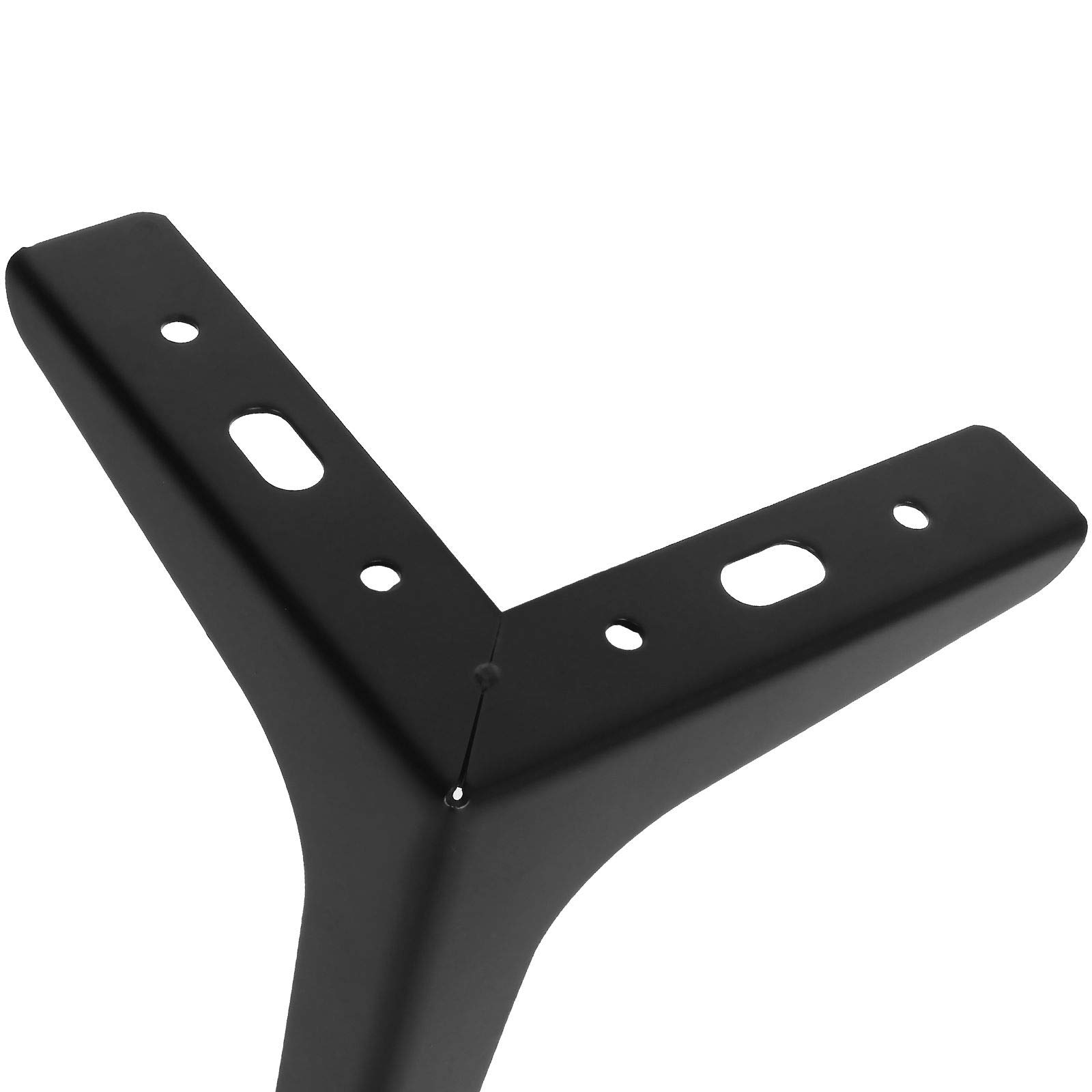 5 Inch Modern Metal Furniture Legs - 12 Pack Replacement Couch Feet for Sofa, TV Stand, Cabinet & Chair - Heavy Duty Adjustable Furniture Supports for Living Room, Bedroom & Office Decor