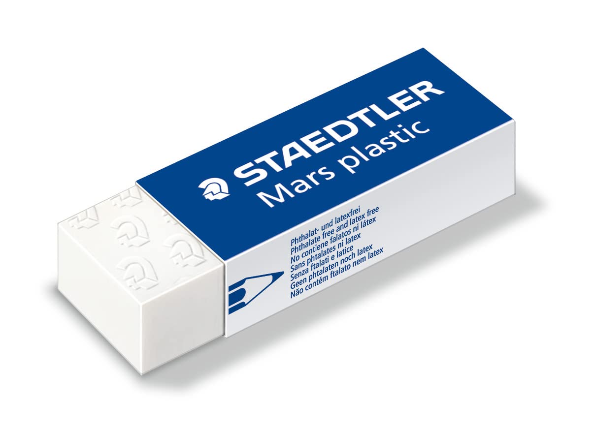 Staedtler Noris 120 Pencil Set - 3 HB Pencils with Mars Plastic Eraser - Premium German Writing & Drawing Tools for School, Office & Art Projects