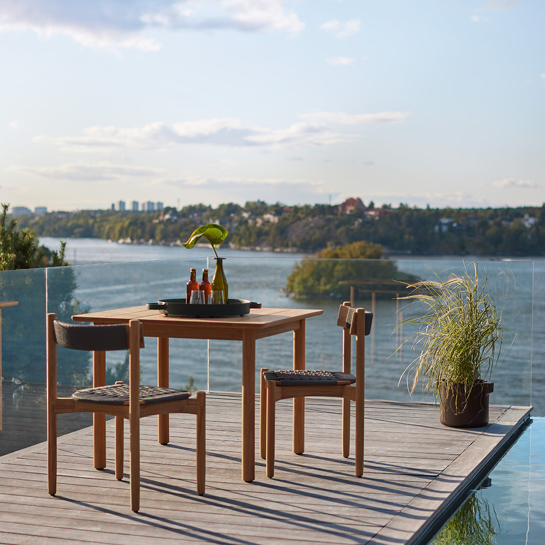 Stylish Koster 6-Seater Dining Table Set - Modern Wooden Kitchen Table for Family Meals & Entertaining - Perfect for Dining Rooms, Kitchens & Small Spaces