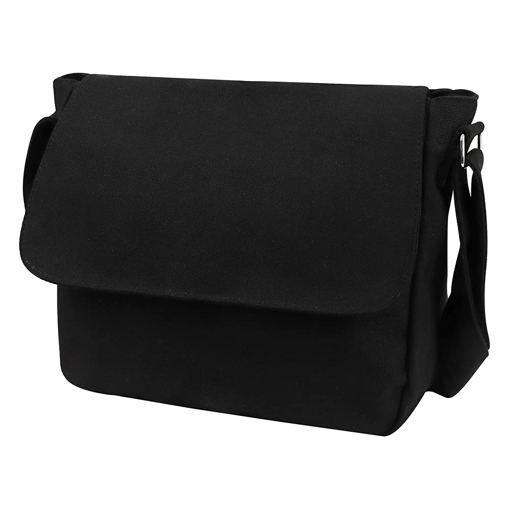 TopTie Classic Canvas Messenger Bag - Durable Unisex Shoulder Bag for Men & Women - Perfect for Work, Travel & Everyday Use