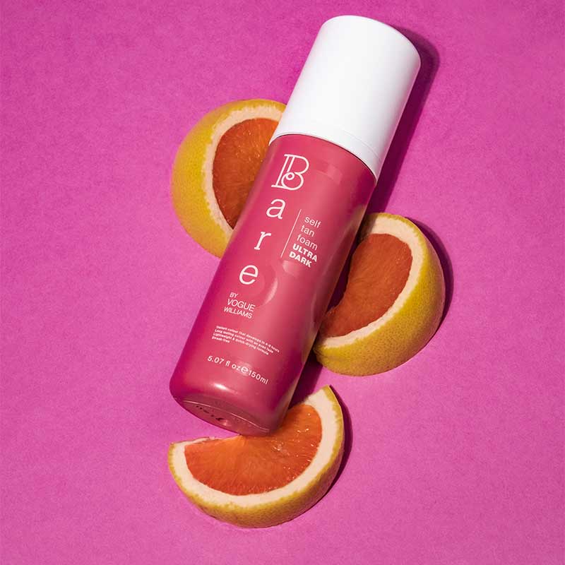 Bare by Vogue Self Tanning Foam - Natural Looking Sunless Tan for Face & Body - Perfect for Beach, Vacation & Special Occasions