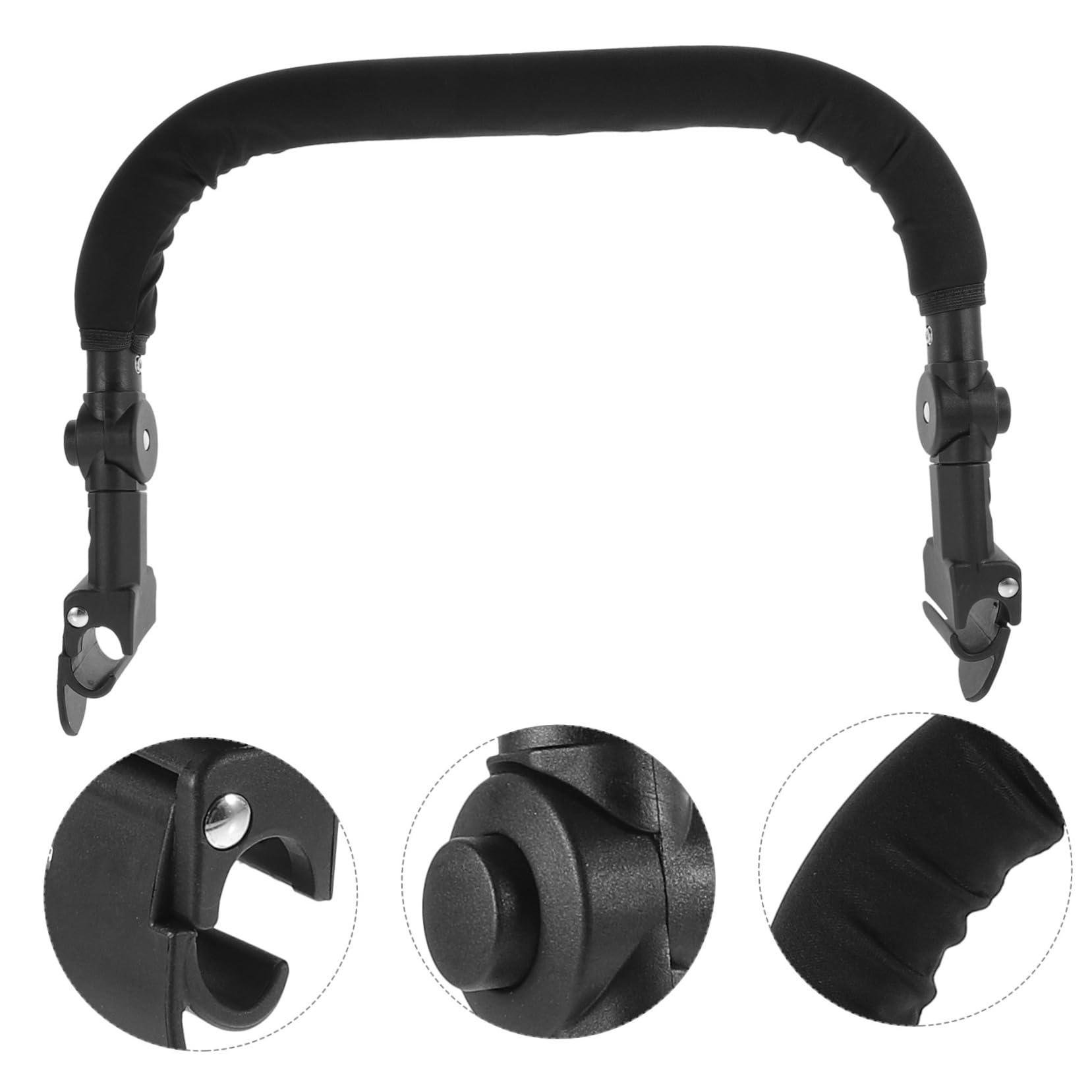 Alasum 4-Piece Stroller Accessories Set - Adjustable Stroller Handle Bumper for Toddlers | Universal Fit for Yo-Yo Strollers | Perfect for Daily Walks, Shopping & Travel with Baby