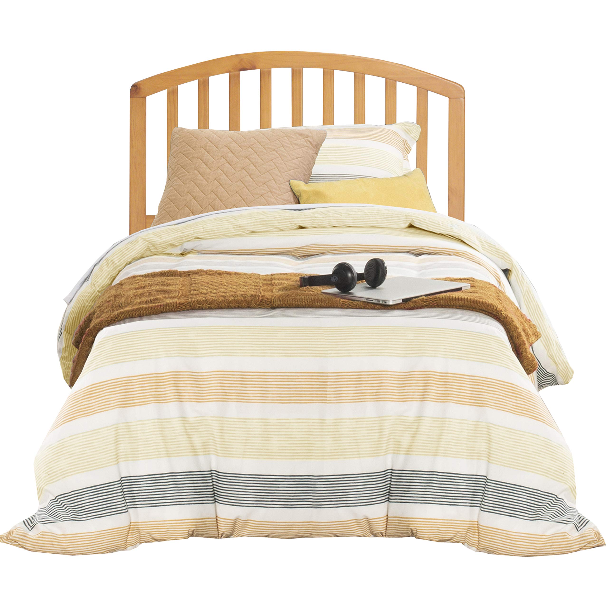 Hillsdale Carolina Twin Headboard with Bed Frame - Solid Country Pine Wood - Perfect for Farmhouse, Rustic & Country Style Bedrooms