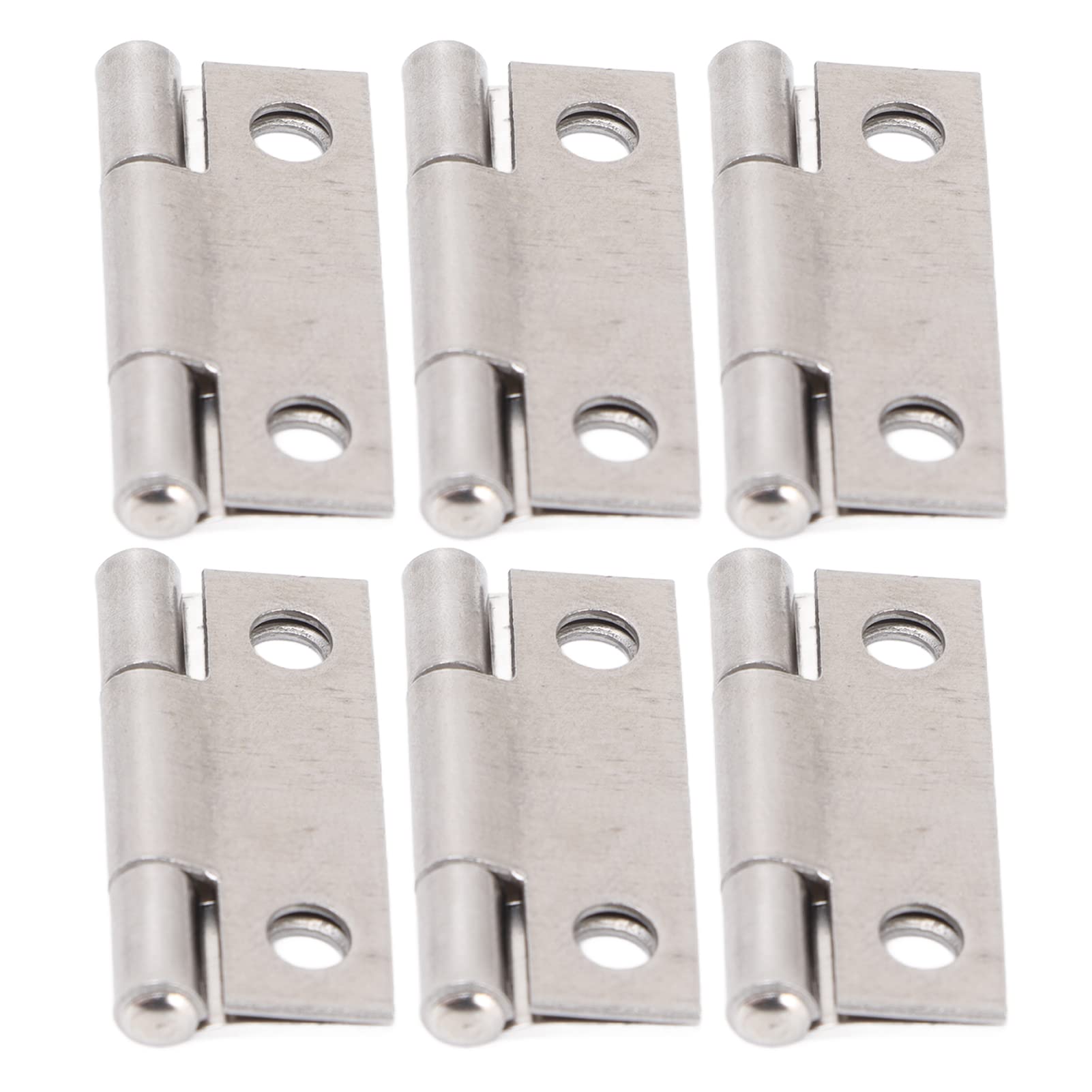 10Pcs 1 Inch Stainless Steel Butt Hinges - 4 Hole Mounting Marine Grade Hardware for Jewelry Chest, Ship Cabinet Door & Boat Furniture (Ideal for Outdoor & Marine Applications)