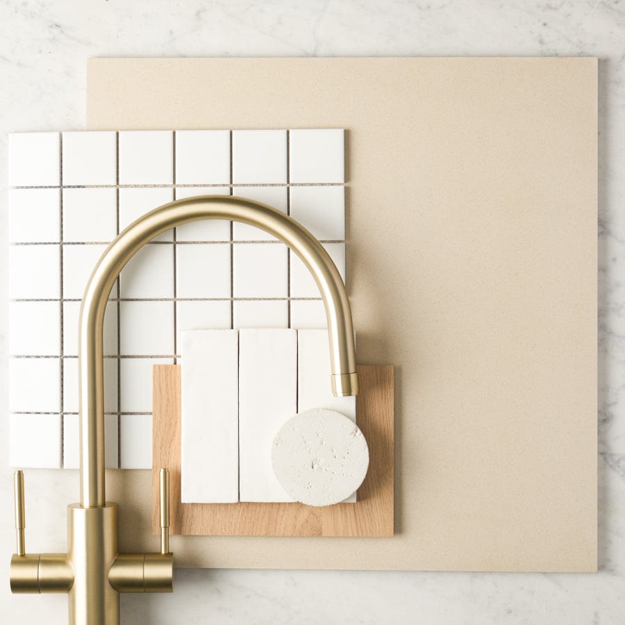 Randwick Matte Sand Recycled Tile - Eco-Friendly Flooring for Living Room, Kitchen & Bathroom - Durable & Stylish Home Decor