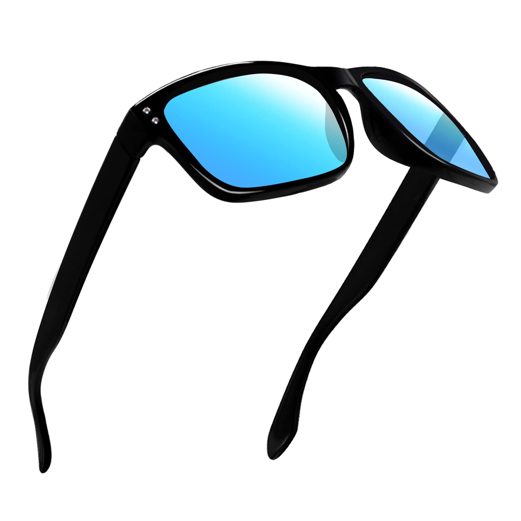 MOFLYOM Polarized Sunglasses for Men & Women - UV Protection Vintage Rectangular Driving & Fishing Sunglasses - Perfect for Outdoor Sports, Beach & Daily Wear