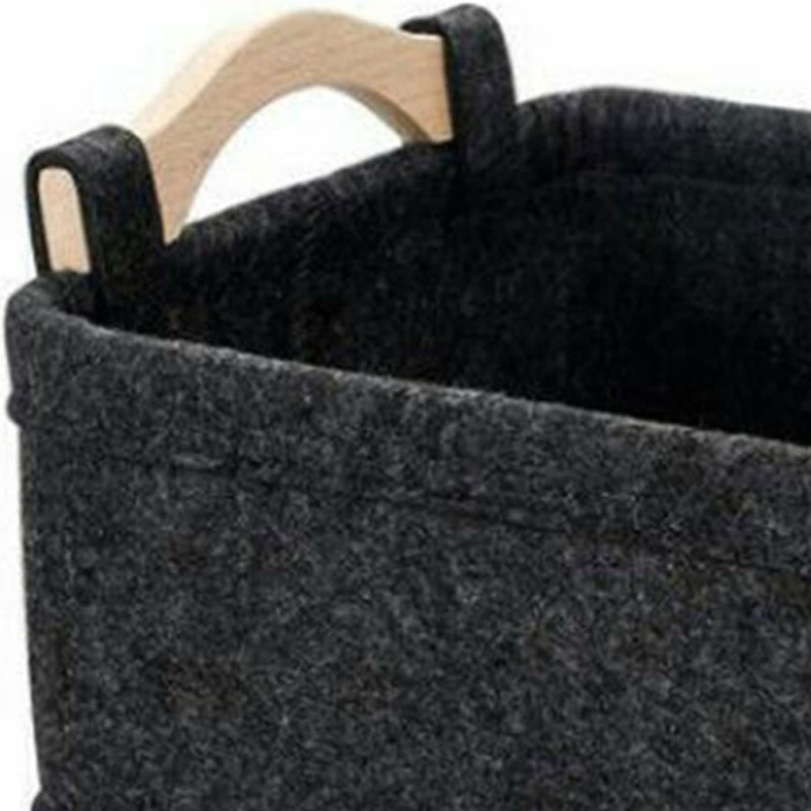 Portable Felt Storage Boxes & Baskets - Square Organizer for Home, Office, and Travel | Foldable Fabric Storage Solution for Closet, Toys, and Laundry