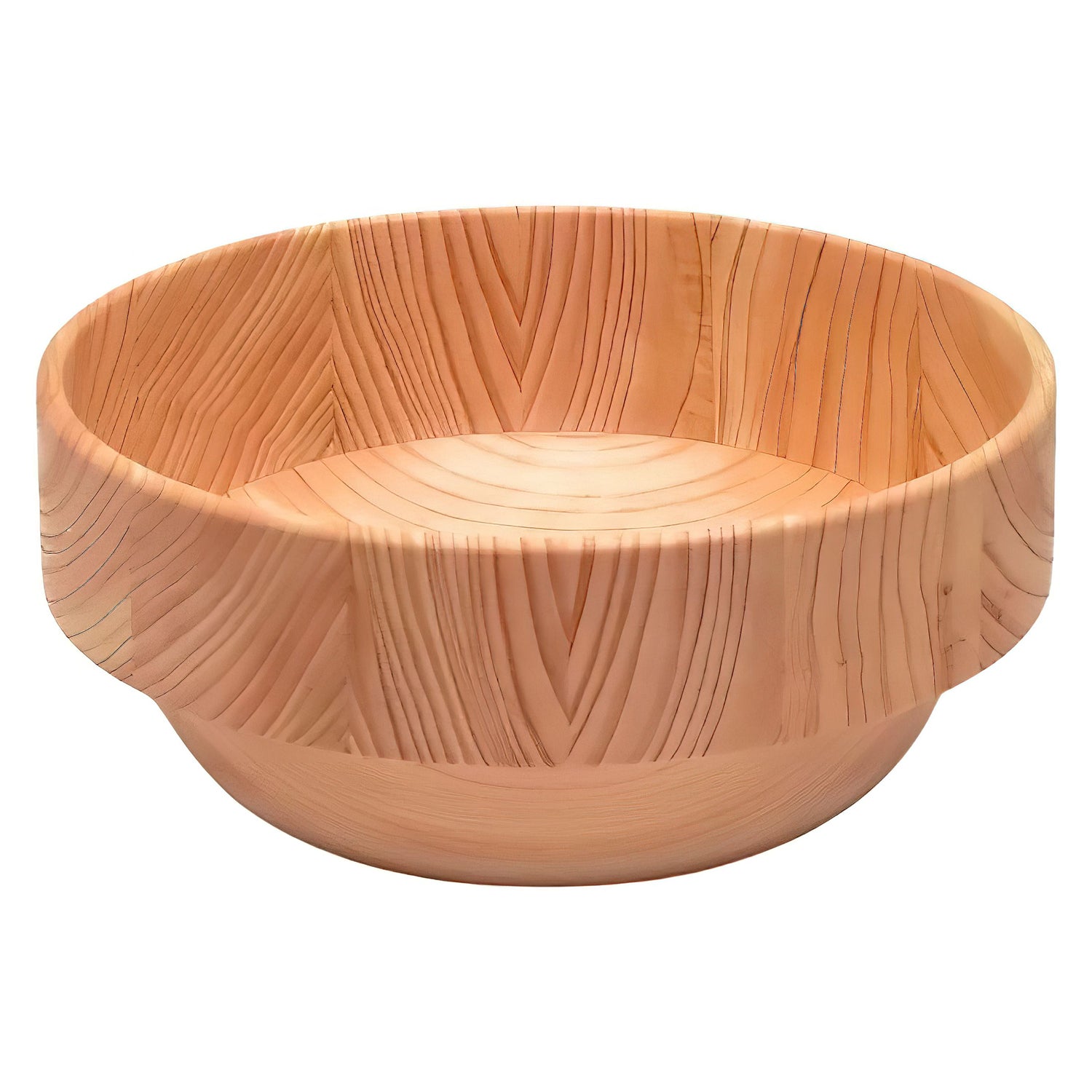 Handcrafted Japanese Yosegi Don Wooden Bowl - Traditional Raku Ceramic Style - Perfect for Sushi, Rice Bowls & Home Decor