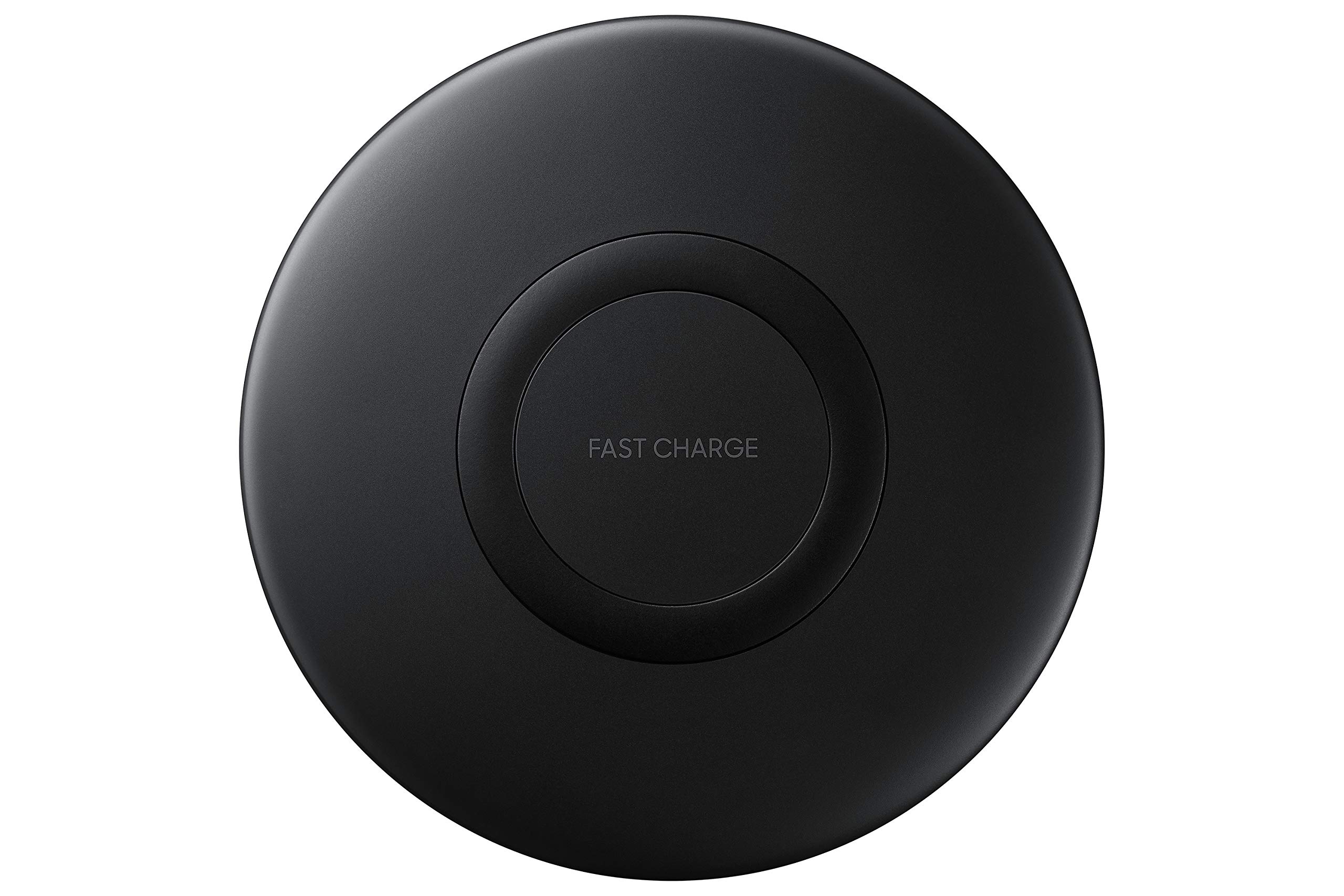 Samsung EP-P1100TBEGUS Qi-Certified 7.5W Fast Wireless Charging Pad with Wall Adapter - Slim Design for iPhone, Galaxy & Qi-Enabled Devices | Perfect for Home, Office & Nightstand Charging