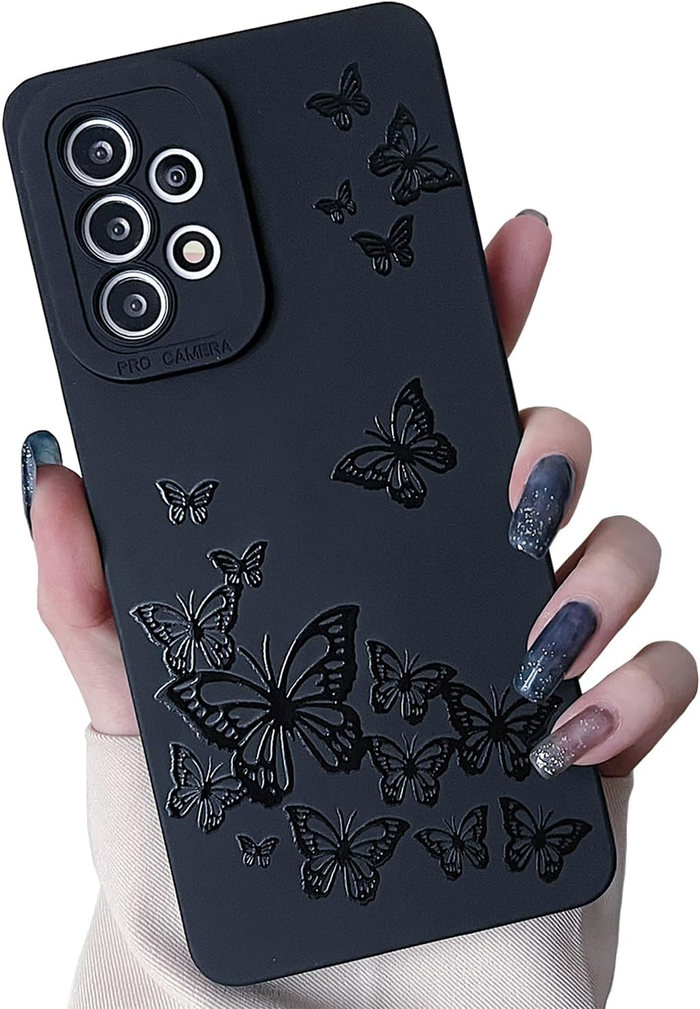 Galaxy S25 Ultra Case - Butterfly Design Soft Silicone Slim Protective Cover for Samsung Galaxy S25 Ultra | Perfect for Everyday Use, Travel & Outdoor Activities