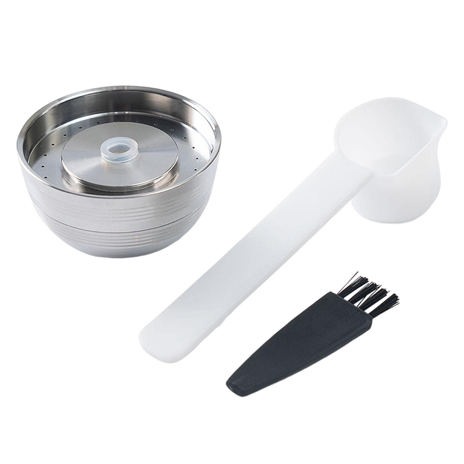 Bothyi Premium Stainless Steel Coffee Pod Tamper & Brush Set - Durable Espresso Machine Accessory for Nespresso, Keurig | Perfect for Home Baristas & Coffee Shops