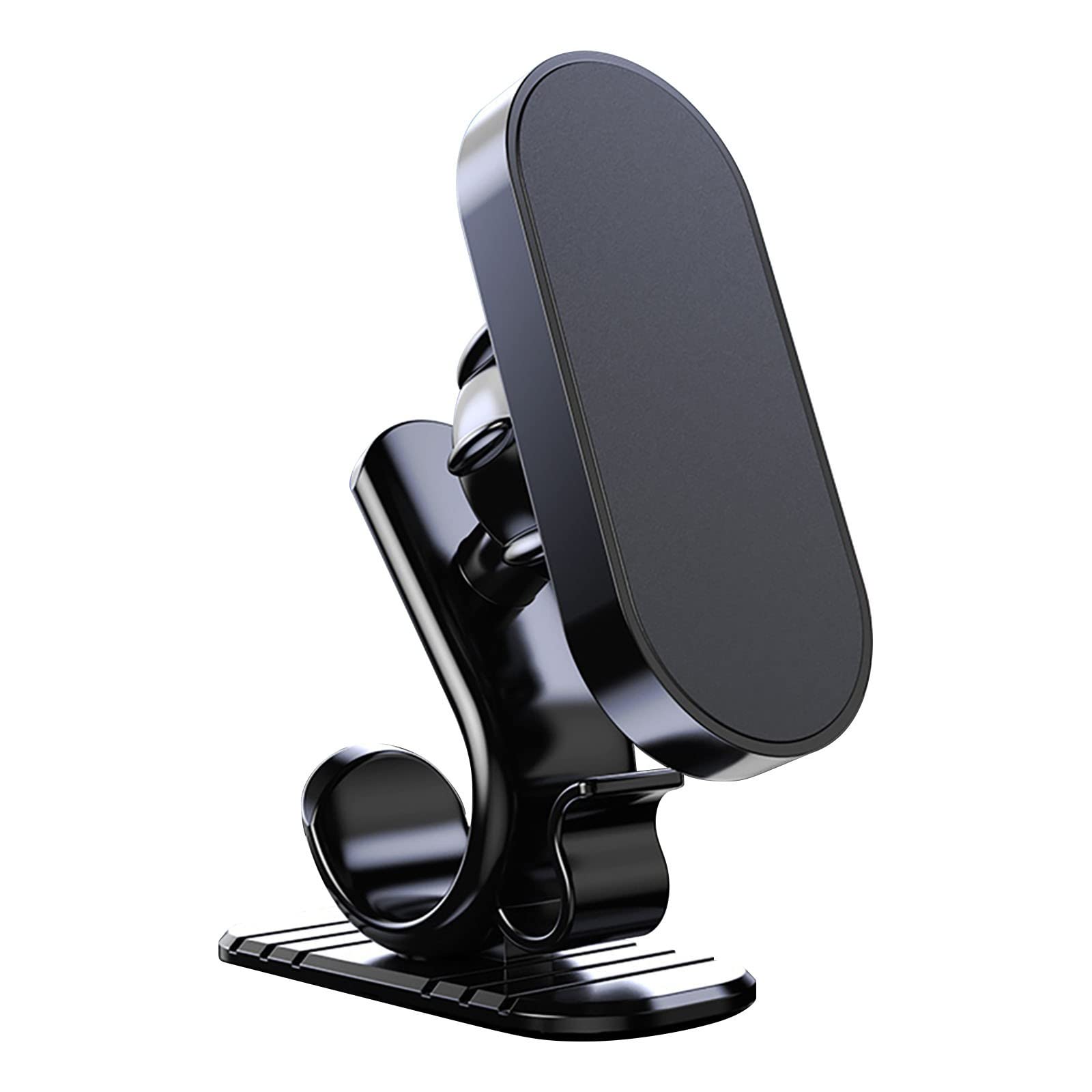 360° Rotating Magnetic Car Phone Holder - Foldable & Adjustable Phone Mount for iPhone, Samsung, Galaxy - Strong Magnet Dashboard & Air Vent Car Accessories for Safe Driving & GPS Navigation